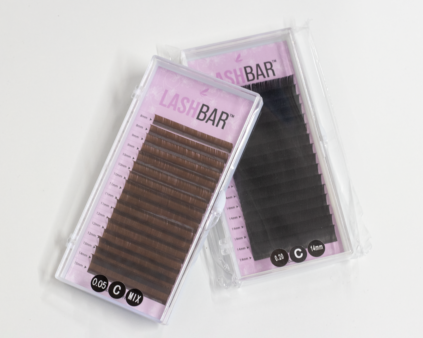 Fairy Brown Lashes Mixtray .05mm