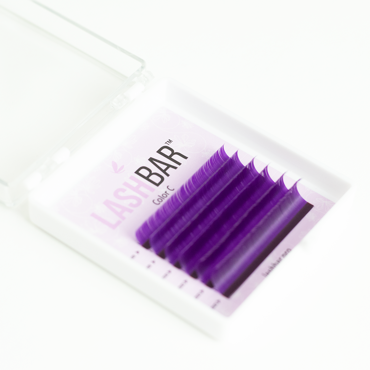 Closeout- Fairy Color Lashes Mixtray 6 LINES .15mm