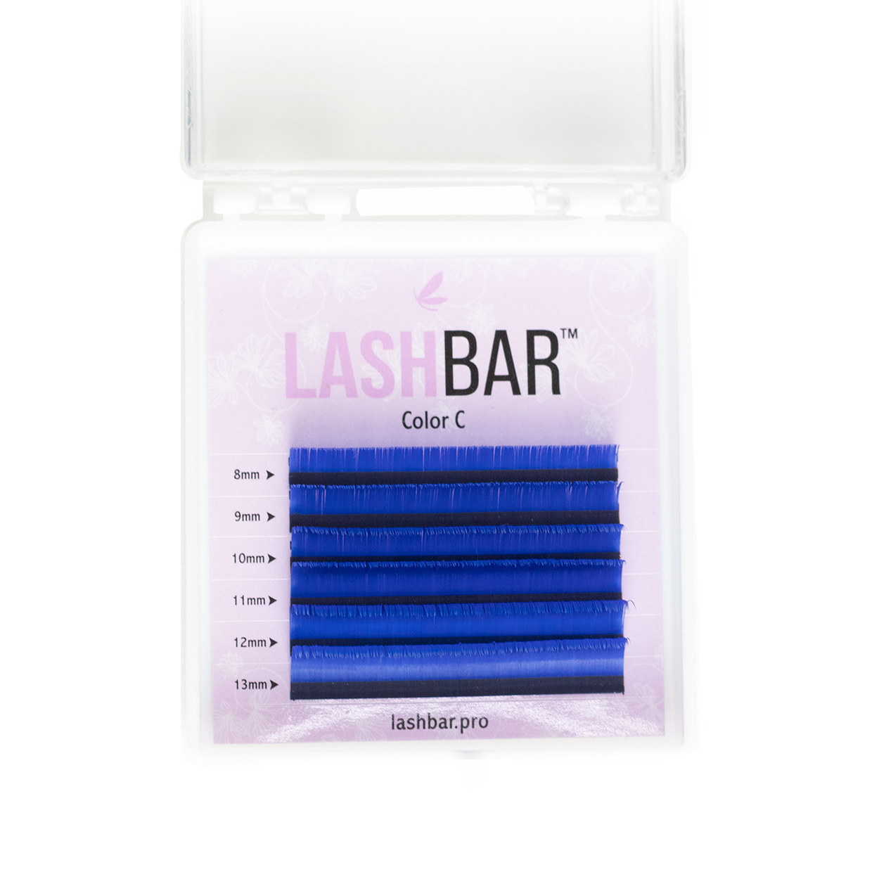 Closeout- Fairy Color Lashes Mixtray 6 LINES .15mm