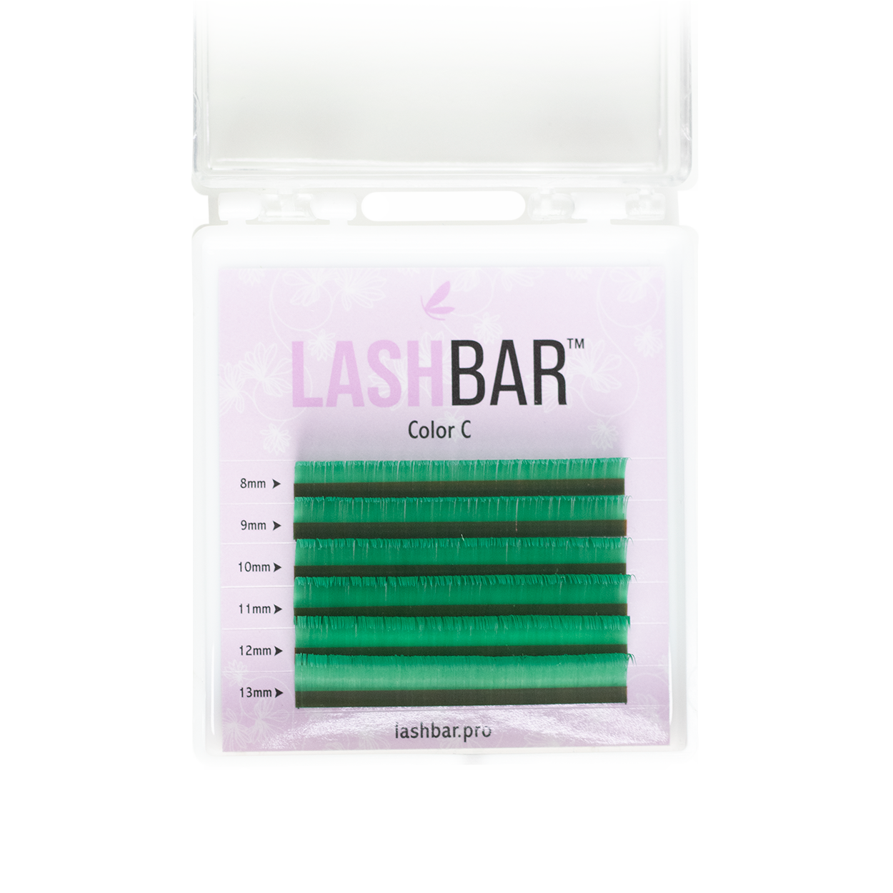 Closeout- Fairy Color Lashes Mixtray 6 LINES .15mm
