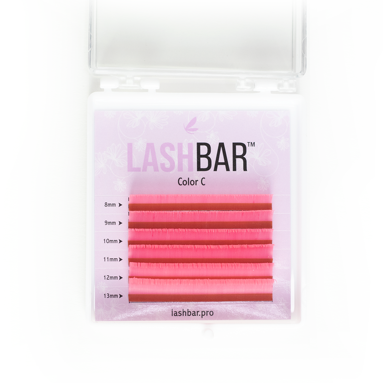 Closeout- Fairy Color Lashes Mixtray 6 LINES .15mm