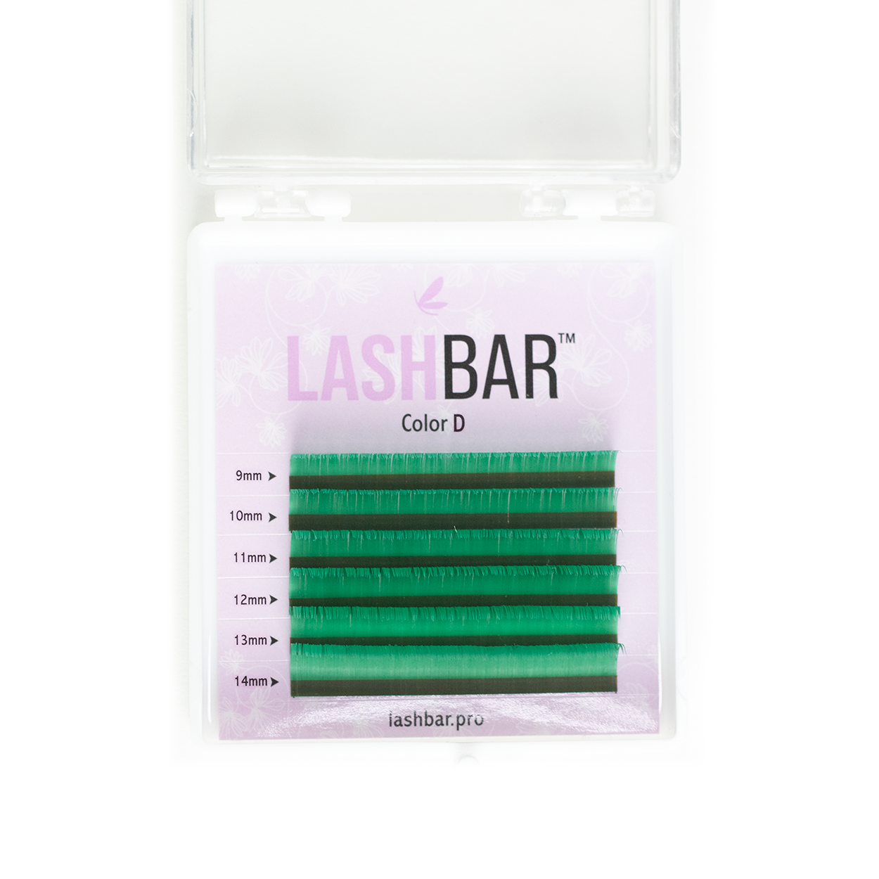 Closeout- Fairy Color Lashes Mixtray 6 LINES .15mm