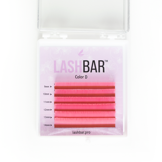 Closeout- Fairy Color Lashes Mixtray 6 LINES .15mm