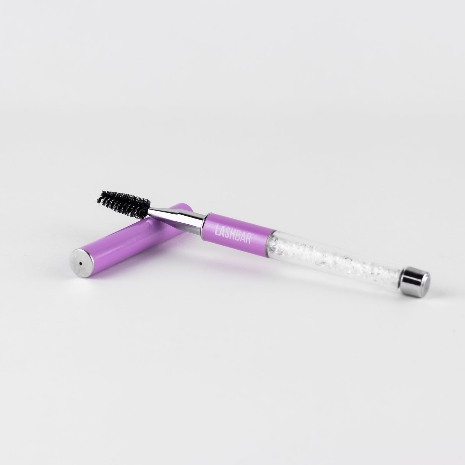 Lavender Reusable lash brush with cap