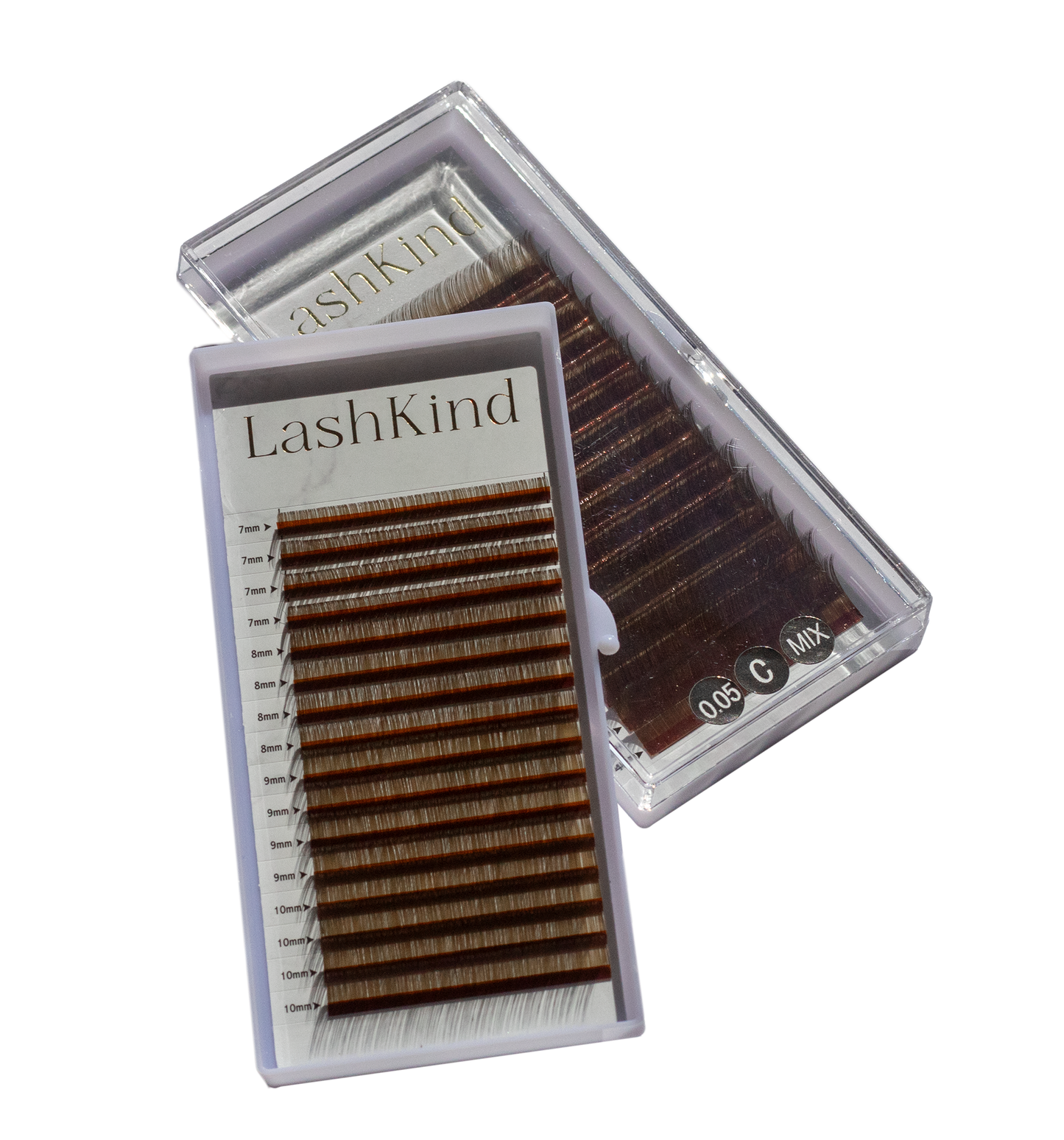 Fairy Brown Lashes Mixtray .05mm