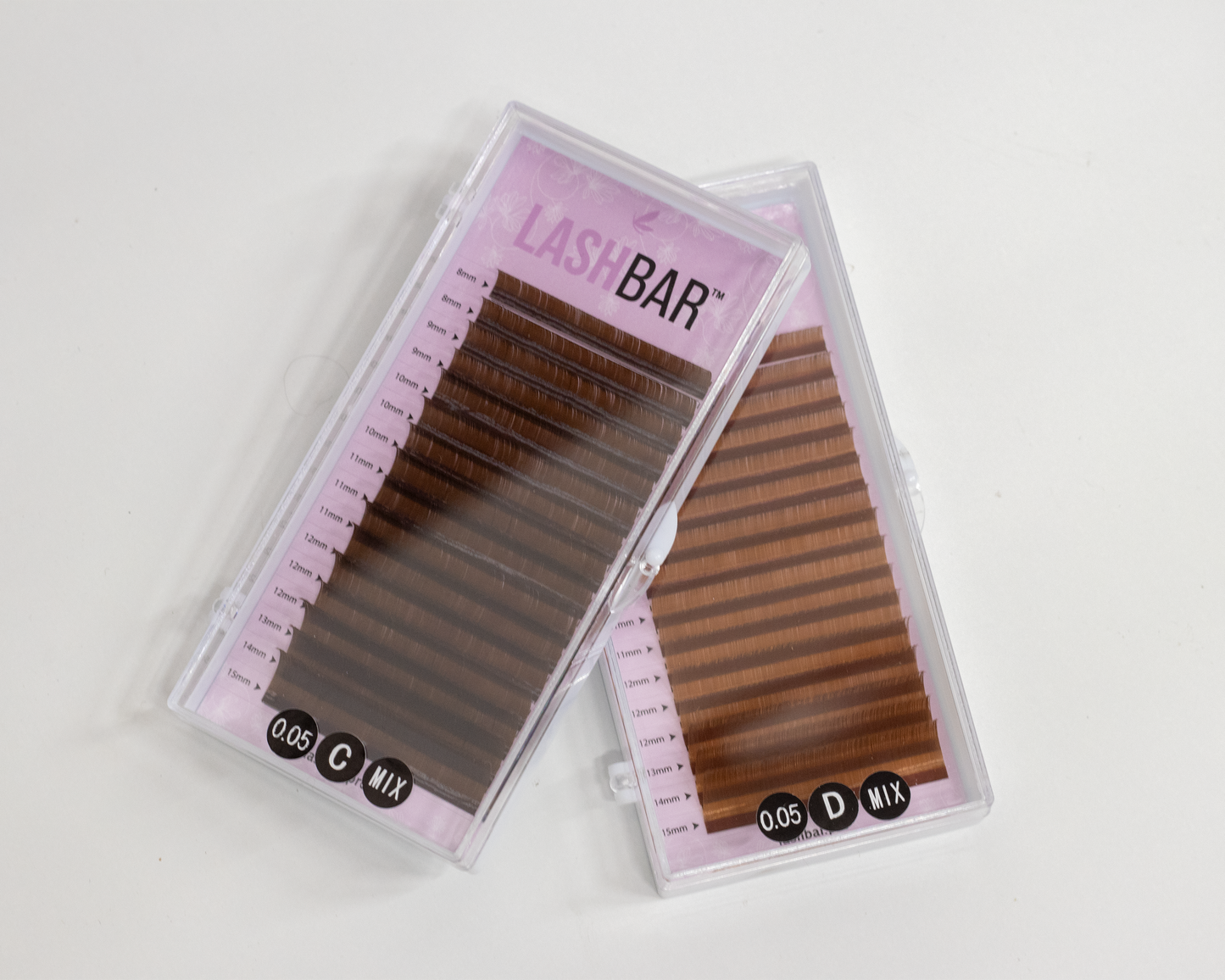 Fairy Brown Lashes Mixtray .05mm