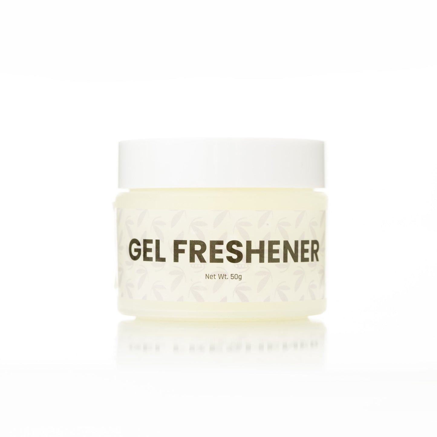 Gel freshener absorbs and eliminates lash adhesive odors.